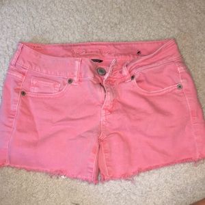 Hot Pink American Eagle Outfitters Denim Shorts